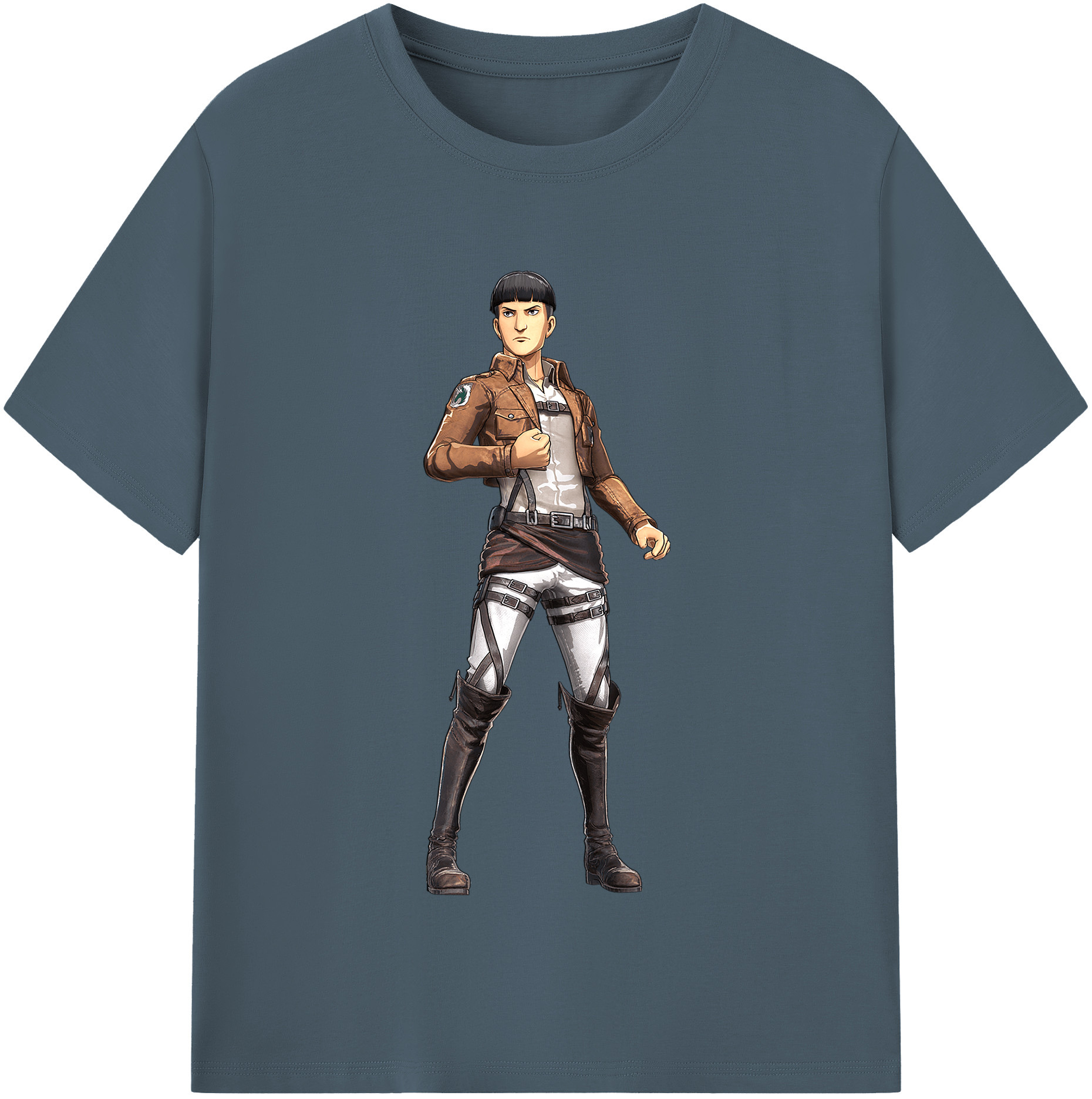 （画像用） 進撃の巨人 Attack on Titan 綿100％半袖Tシャツ（フロントプリント）